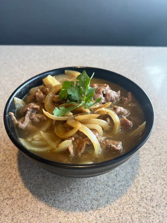 Satay Beef in Vermicelli (沙嗲牛肉米粉)